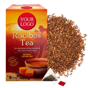 OEM Rooibos bitkisel çay poşetleri güney afrika lezzet Rooibos meyve çayı Rooibos lezzet çay