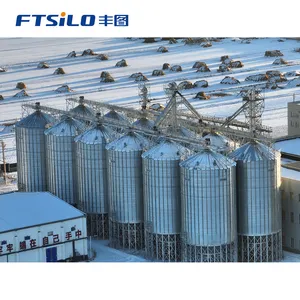 Silo baja konstruksi jagung tanaman silo metalik umpan hewan silo 35 ton