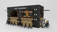 Conteneur Maritime Économique Préfabriqué Pliable pour Magasins et Garages en Kit