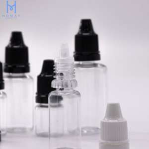 Homay-Botella pequeña de plástico transparente para <span class=keywords><strong>gotas</strong></span> oftálmicas, cuentagotas líquido de 5ml, 10ml, 15ml, 30ml - Product Image 2