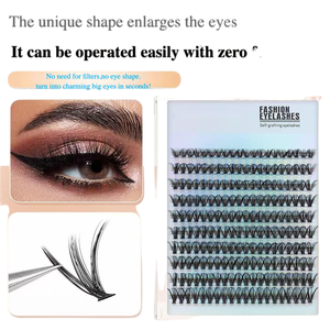 Toptan ShuangYu El Yapımı PBT Malzeme 0.07mm Kalınlığında Parlak Zulümsüz Yeniden Kullanılabilir Takma Kirpikler 8mm-16mm Şerit Kirpikler - Product Image 4