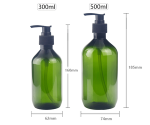 Rỗng Pet <span class=keywords><strong>300Ml</strong></span> 500 Ml Nhựa Hổ Phách Tóc Dầu Gội Dầu Lotion Chai Với Bơm Cho Mỹ Phẩm Rửa Tay Bao Bì 500 Ml - Product Image 6