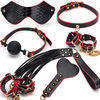 Cheap Bondage SM Game Suit Restricción Kit Juegos sexuales para adultos Fetish Slave BDSM PU Cuero Juguetes sexuales - Product Image 6