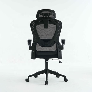 Büyük indirim gemi hazır siyah örgü kumaş plastik çerçeve yüksek geri bilgisayar sandalyesi ergonomik Video oyunu sandalye masası ofis koltuğu - Product Image 4