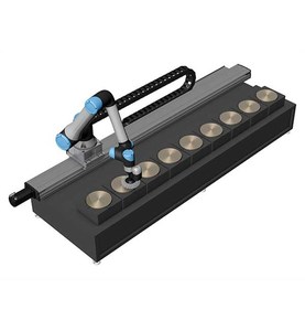 Robot collaboratif universel UR5e à 6 axes avec une charge utile de 5 kg et une portée de 850 mm, Cobot pour l'assemblage électronique, charge utile et portée R - Product Image 2