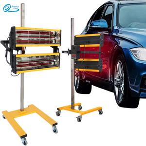 Secador de Mano Móvil de 2100W con 360 °   Lámpara de Pintura Infrarroja Aoma con Función de Temporizador y Temperatura Ajustable, con Ruedas Giratorias - Product Image 1