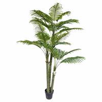 Künstliche Areca-Palme Tropische Palme für Zuhause Büro Hotel Café Villa Balkon Terrasse Garten Veranda Hochzeit Fensterdekoration