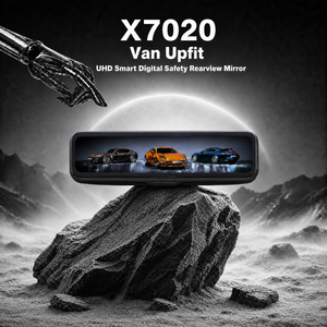 Caméra de tableau de bord avec rétroviseur intégré, streaming 2K 60FPS, double caméra grand angle, <span class=keywords><strong>vision</strong></span> arrière en temps réel, enregistrement MDVR pris en charge pour les fourgons - Product Image 1