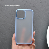 Coques de téléphone à cadre métallique antichoc de couverture arrière hybride TPU PC avec logo personnalisé en gros pour iPhone 16 15 14 13 12 11 Pro Max