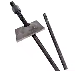 Boulon d'ancrage à tête plate M16 pour soutien de pentes minières, tunnels et voies de circulation, boulon en acier fileté à résistance égale, capacité de 30 000 kg - Product Image 2
