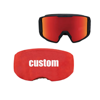 Housse de protection pour lunettes de ski en microfibre avec impression de logo personnalisé, protège les lunettes de ski