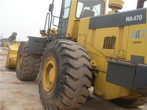 Chargeur frontal Komatsu WA470 d'occasion avec pompe à moteur à forte puissance, pièces d'origine-Importation japonaise WA450 WA380 WA320 d'occasion - Product Image 6