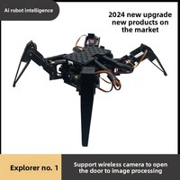 Reconnaissance vocale intelligente pour kit éducatif Robot bionique à quatre pattes Évitement d'obstacles Science Jouets Makers