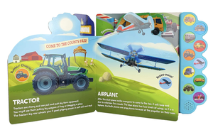 Livre sonore interactif personnalisé pour enfants avec boutons poussoirs, 10 sons de véhicules, livre audio éducatif sur les transports pour bébés - Product Image 2