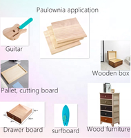 Planche de bois de paulownia épaisse personnalisée pour la sculpture en plein air meubles de style design moderne pour hôtels