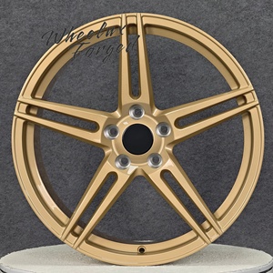 Jantes en alliage forgé personnalisées de 18, 19 et 20 pouces pour <span class=keywords><strong>Alpine</strong></span> <span class=keywords><strong>A110</strong></span> GT <span class=keywords><strong>S</strong></span> 5x114.3 Heritage Gold Performance - Product Image 1