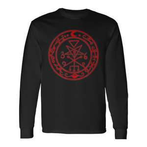 Camiseta de manga larga con gráfico rojo Lilith Sigil Seal - Product Image 1