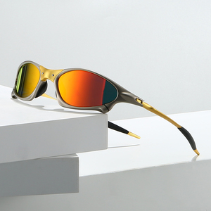Ultimo marchio di lusso Vintage avvolgente UV400 occhiali da sole comodi per gli uomini sport all'aria aperta ciclismo in esecuzione futuro per Giulietta - Product Image 3
