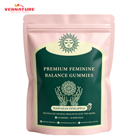 Gummies Équilibre Féminin Premium d'Usine OEM, Supplément de Vitamines Ananas Hawaïen pour la Santé, le Bien-être et l'Immunité des Femmes