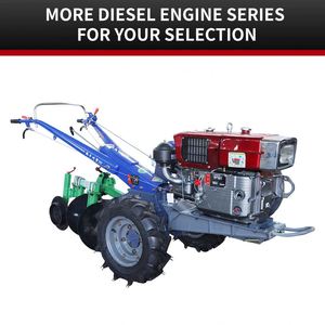 8 HP Diesel Engine Walking Tractor 2WD Gearbox Rotary Tiller Combo for Farm <b>Cultivation</b> - Product Image 4