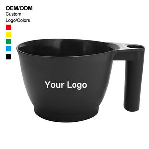 Bol à teinture pour cheveux en paille de blé écologique en gros, base en caoutchouc antidérapante, 320 ml, grand gobelet de mélange, logo personnalisé - Product Image 1