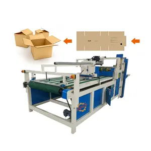 Hộp sóng bán tự động thư mục gluer máy/carton gấp Máy dán