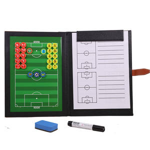 Haut de gamme 11-A-Size magnétique en cuir Football tactique entraîneur conseil d'enseignement fourniture directe d'accessoires d'entraînement de Football - Product Image 1