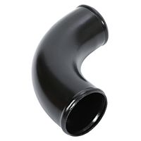 Kit de Tuberías de Intercooler de Aluminio Universal para Automóvil, 12 Piezas, 2.5 Pulgadas, DIY, Negro/Rojo