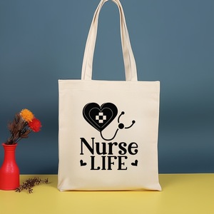 Bolso impreso de lona DIY regalos personalizados de moda de alta calidad reutilizable para jóvenes y regalos - Product Image 4