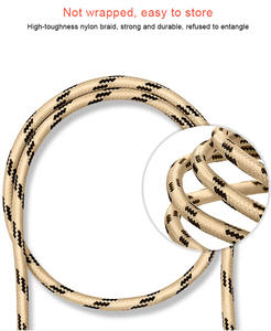 1เมตร3ft <span class=keywords><strong>ชาร์จ</strong></span>ได้อย่างรวดเร็วไนลอนถักไมโครสายเคเบิลข้อมูล Usb ซิงค์ข้อมูลสาย<span class=keywords><strong>ชาร์จ</strong></span><span class=keywords><strong>โทรศัพท์</strong></span>มือถือ - Product Image 5