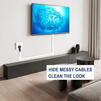 Kit de gaine de câble portable blanc peignable OEM/ODM en gros, de taille moyenne, 15,7 pouces, en plastique/PVC, pour la gestion des câbles