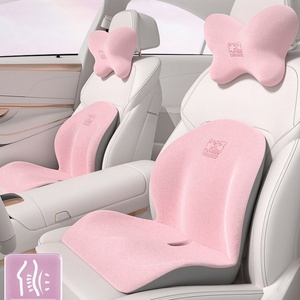 Relieve Back Pain <b>Memory</b> <b>Foam</b> Car Seat Cushions Back Support Pillows Seat Cushion and Lumbar Support Pillow for Office Chair - Product Image 2