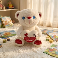 Oso de Peluche Educativo Inteligente con IA, Juguete de Peluche Interactivo con Bluetooth y APP, Aprendizaje en Varios Idiomas, Regalo de Animal de Peluche