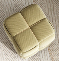 Pouf pouf de tabouret ottoman recouvert de tissu moderne nouveau design