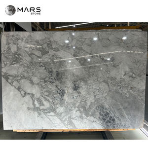 Losa de mármol superblanco moderna, azulejos grises de piedra Natural, azulejos de pared de mármol gris, azulejos de suelo para decoración del hogar - Product Image 1
