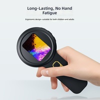 Lupa Electrónica de Mano con Pantalla de 2 Pulgadas y Lente Acrílica HD de 2 Megapíxeles, Juguete Científico de Exploración para Niños al Aire Libre