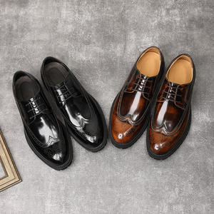 Chaussures mocassins pointues en cuir de vachette souple avec détails perforés, imperméables et légères, pour hommes, idéales pour le quotidien et les affaires - Product Image 3