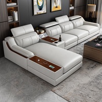 En Gros le Dernier Design Ensemble de Canapés de Luxe 1+2+3 en Similicuir pour Salon Canapés d'Hôtel Appartement Ensemble de Meubles de Salon