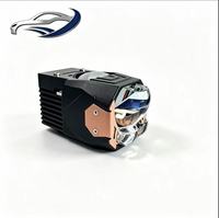 Kit de phares à lentille de projecteur bi-xénon LED universel de 1,6 pouce, 12V 5800K 13000LM pour la rénovation de motos et de voitures