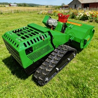 Robot tondeuse à gazon multifonctionnel à moteur à essence autopropulsé pour l'agriculture industrielle, la foresterie et le bricolage, désherbeur de verger