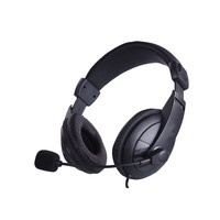 750 double prise 3.5mm filaire qualité sonore optimale casque de jeu PC sur l'oreille écouteur stéréo avec micro pour la musique et les jeux