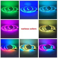Lumière LED colorée à effet de poursuite, lumière à flux avec lumière arc-en-ciel RVB, lanterne à effet de course, barre LED d'ambiance, lumière à flux extérieure avec barre
