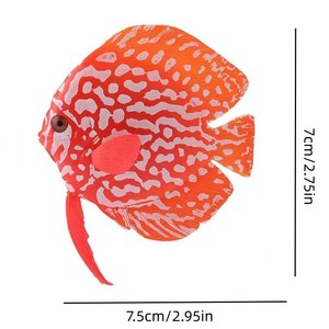 Glow in-the-dark simulazione grande pesce rosso acquario acquario acquario meduse Marine ornamenti per la simulazione di <span class=keywords><strong>pesci</strong></span> acquario - Product Image 2