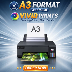 Nueva Impresora de Inyección de Tinta A3 L11058, Impresión Automática de Ultra Bajo Costo para Sublimación, Impresora de Sublimación de 4 Colores para Camisetas - Product Image 1