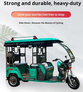 Tertutup 1000w dioperasikan dengan baterai Auto kargo listrik dan penumpang <span class=keywords><strong>4</strong></span> kursi untuk tiga roda listrik penumpang roda tiga - Product Image 2