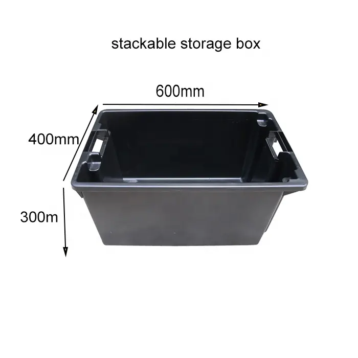 QS-recipiente de plástico transparente para almacenamiento de alimentos y peces, contenedor grande de almacenamiento con tapas con bisagras