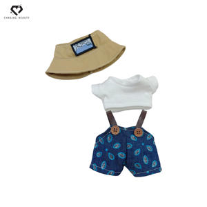 फैशनेबल नरम 14-17 सेमी गुड़िया कपड़े टेडी भालू स्टाइलिश पशु खिलौने गुड़िया कपड़े के सामान - Product Image 2