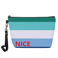 Trousse de toilette personnalisée motif homme gay (à sept rayures) avec impression UV intégrale pour les voyages interurbains et l'organisation des cosmétiques à domicile