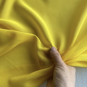 Regolare bel colore prezzo competitivo di alta qualità vendita calda prodotti pronti morbido sensazione di seta <span class=keywords><strong>Georgette</strong></span> tessuto per le donne abito personalizzato - Product Image 6