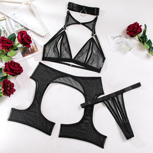 Novo Conjunto de Lingerie Sexy Confortável em Rede Transparente - Product Image 5